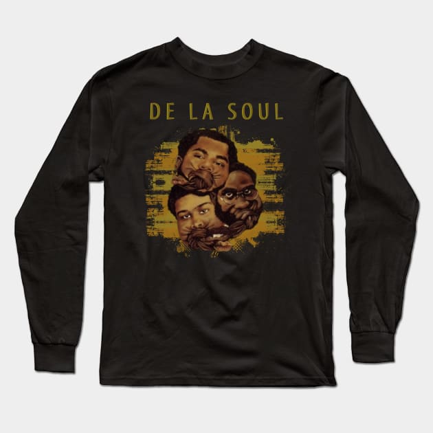 De La Soul Long Sleeve T-Shirt by Distancer